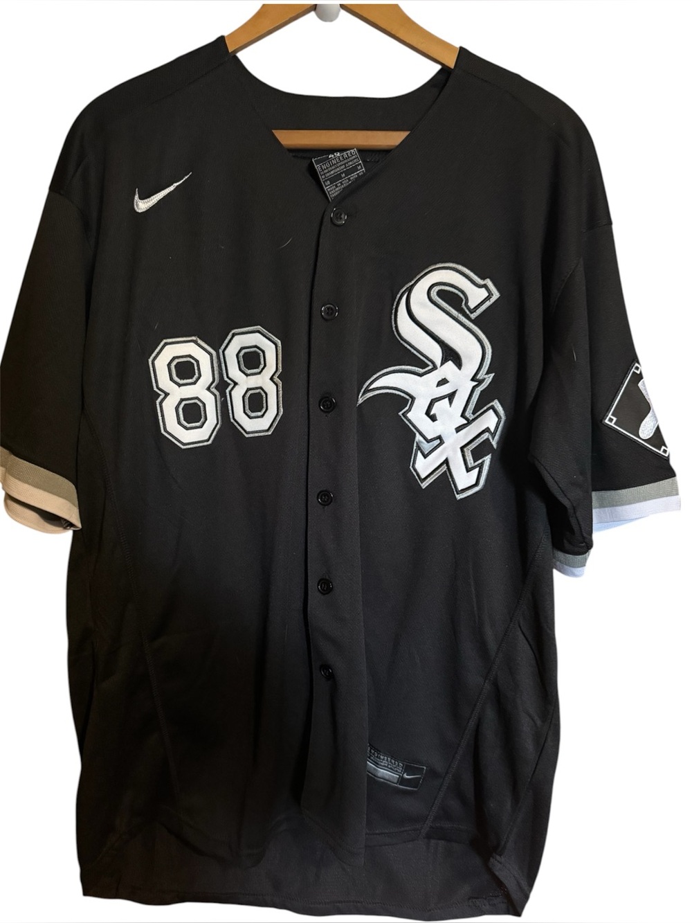 Nike Black White Chicago White Sox Baseball Jersey #88 men’s medium 40